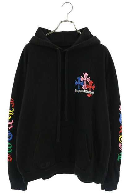 Chrome Hearts Mltcol Cem HD Plvr Multi Cemetery Cross Print Pullover Hoodie