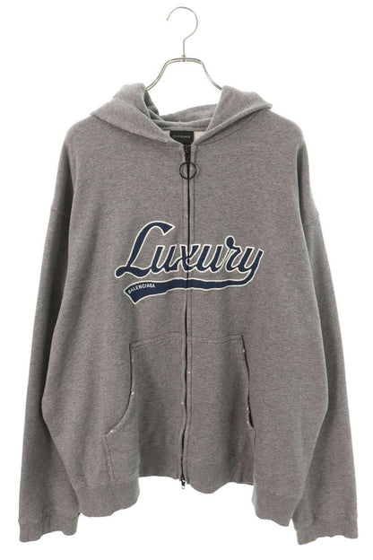 Balenciaga Ttvb 5 Vintage Wash Double Zip Up Hoodie