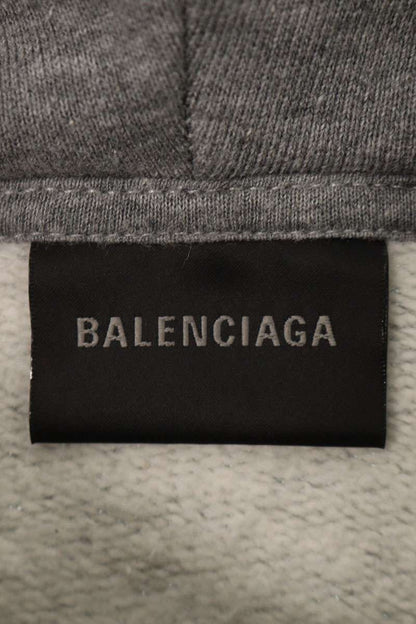 Balenciaga Ttvb 5 Vintage Wash Double Zip Up Hoodie — view 3