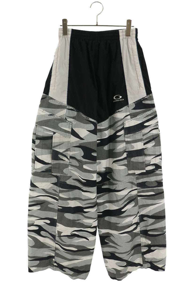 Balenciaga Camouflage Docking Cargo Long Pants XXS