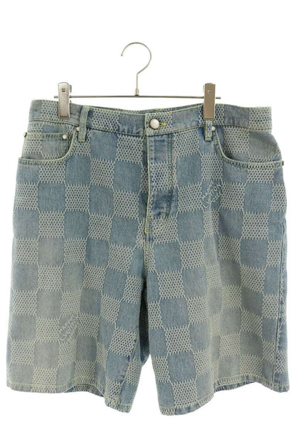 Louis Vuitton Damier 3D Denim Shorts