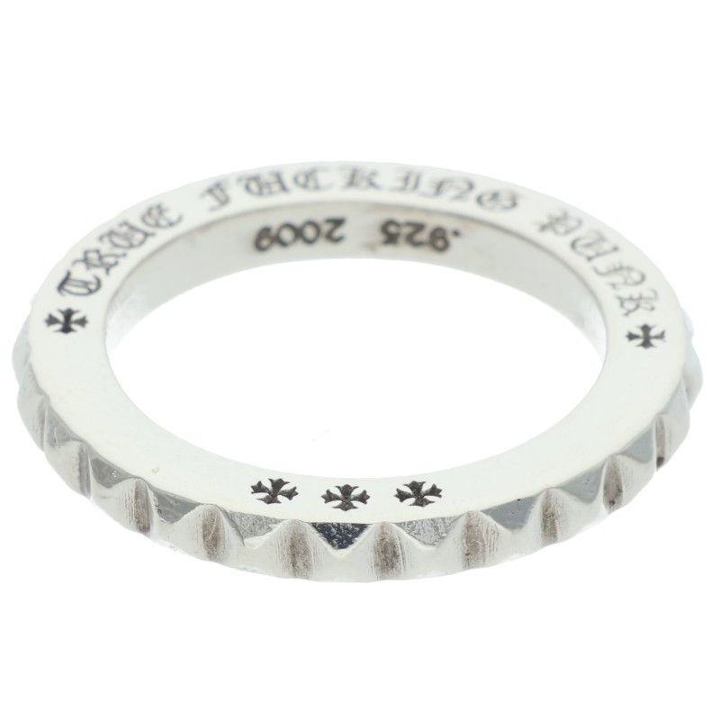 Chrome Hearts Tfp Pnk Big True Fckin Punk Big Silver Ring — view 5
