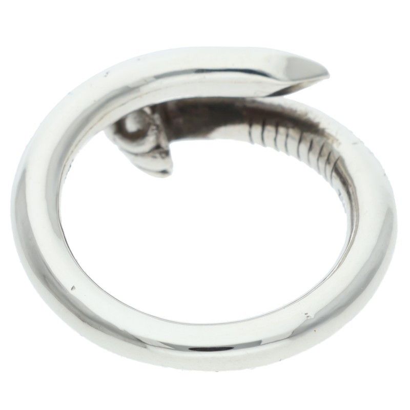 Chrome Hearts Nail Crsball Cross Ball Silver Ring — view 2