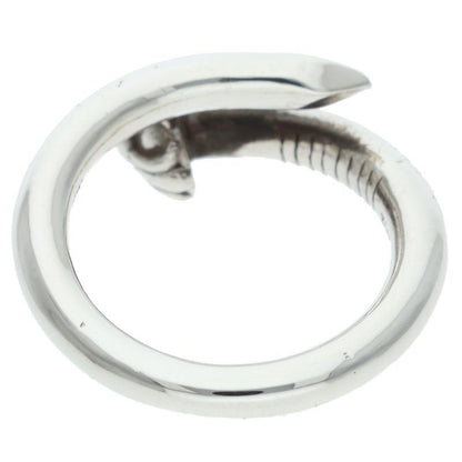 Chrome Hearts Nail Crsball Cross Ball Silver Ring — view 2