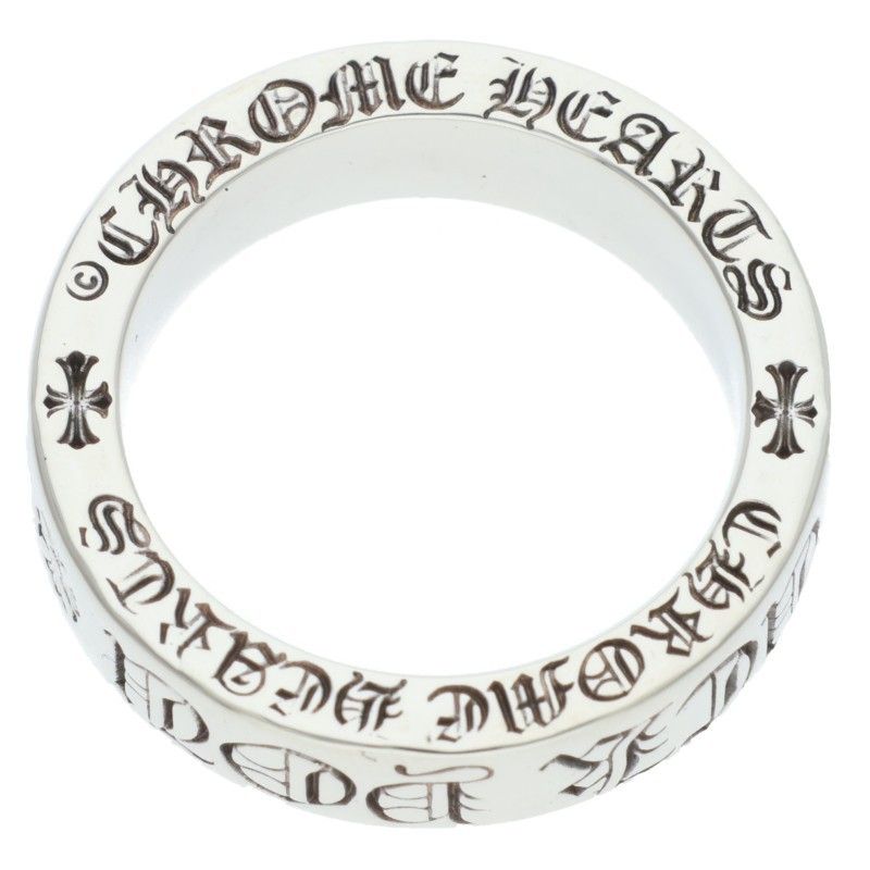 Chrome Hearts Spacer Fckyou Silver Ring — view 5