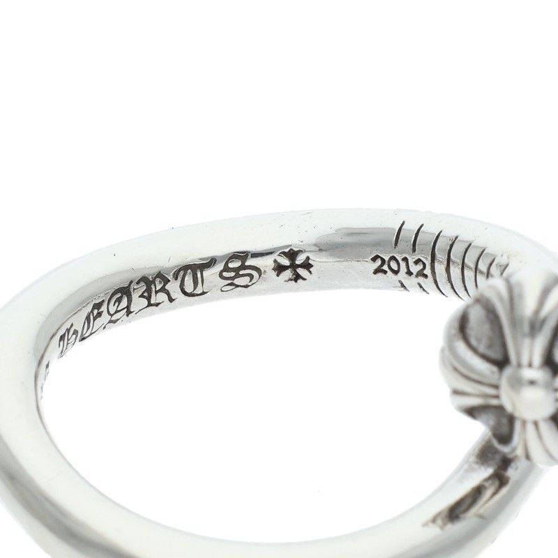 Chrome Hearts Nail Crsball Cross Ball Silver Ring — view 4