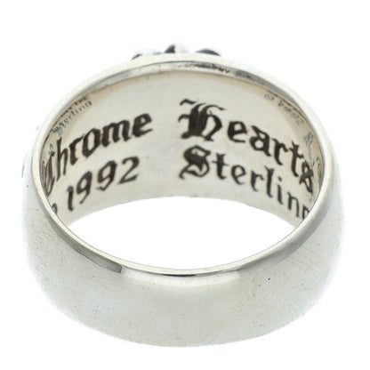 Chrome Hearts Flrl Floral Cross Silver Ring — view 2