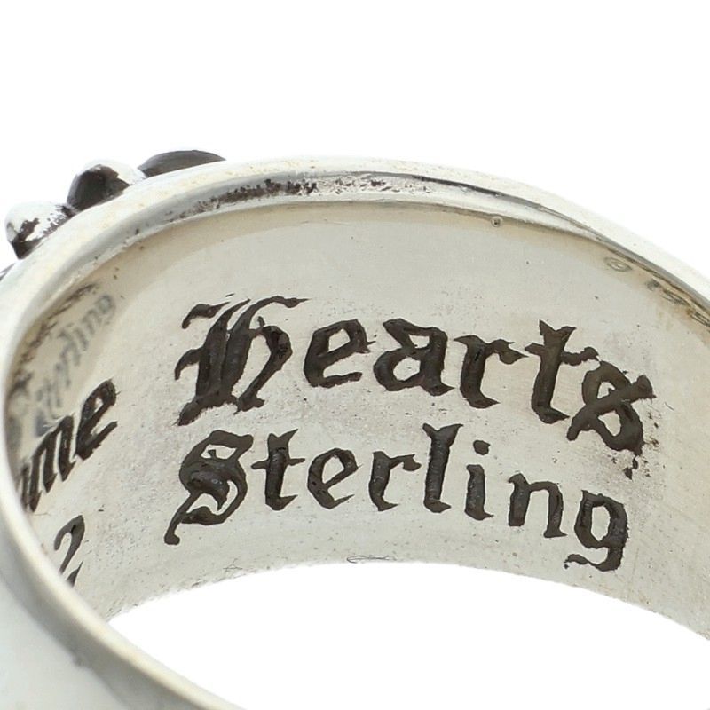 Chrome Hearts Flrl Floral Cross Silver Ring — view 4