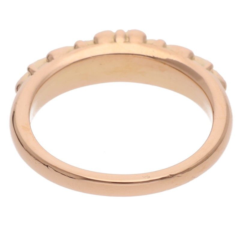 Chrome Hearts Babyclsc P D Baby Classic Floral Cross Pave Diamond Gold Ring — view 2