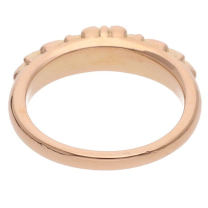 Chrome Hearts Babyclsc P D Baby Classic Floral Cross Pave Diamond Gold Ring — view 2