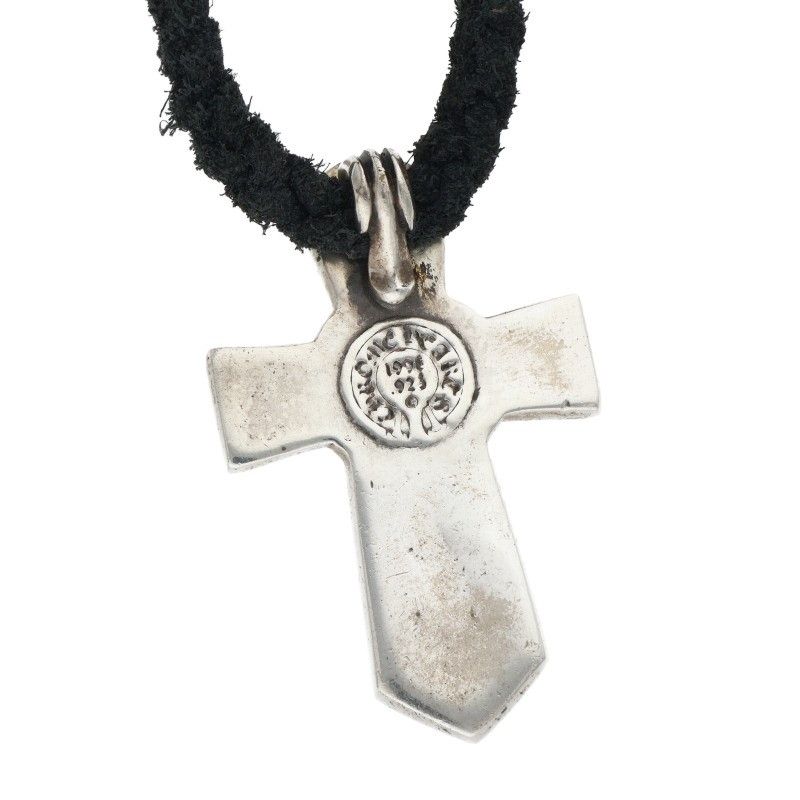 Chrome Hearts Vulcan Cross SM BC Small Boro Chip Pendant — view 3