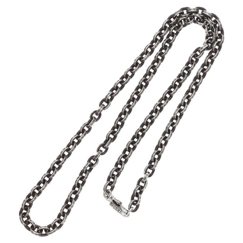 Chrome Hearts Paper Chain 20 Silver Necklace — view 2