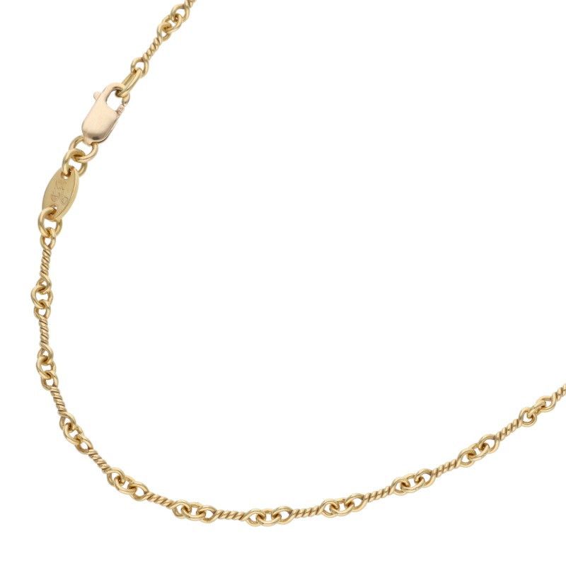 Chrome Hearts Neckchain Twist Chain Gold Necklace
