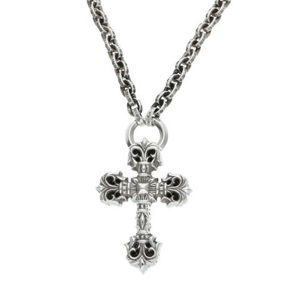 Chrome Hearts Ppr Chain 20 Filig Cross Xsm Silver Necklace