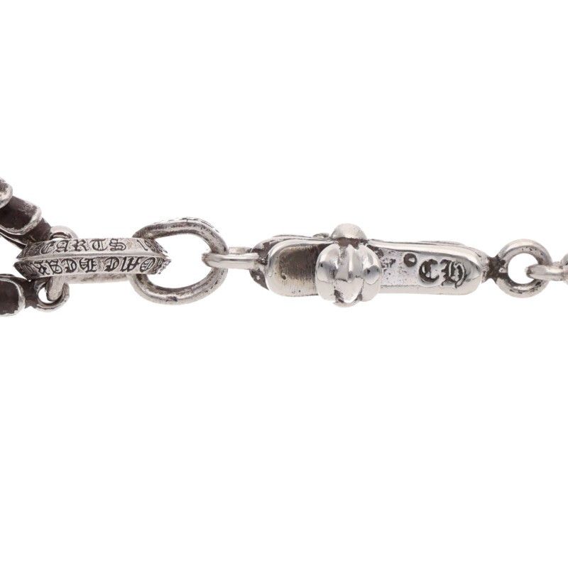 Chrome Hearts Chke Tnye CH Cross Chalk Chain Silver Necklace — view 4
