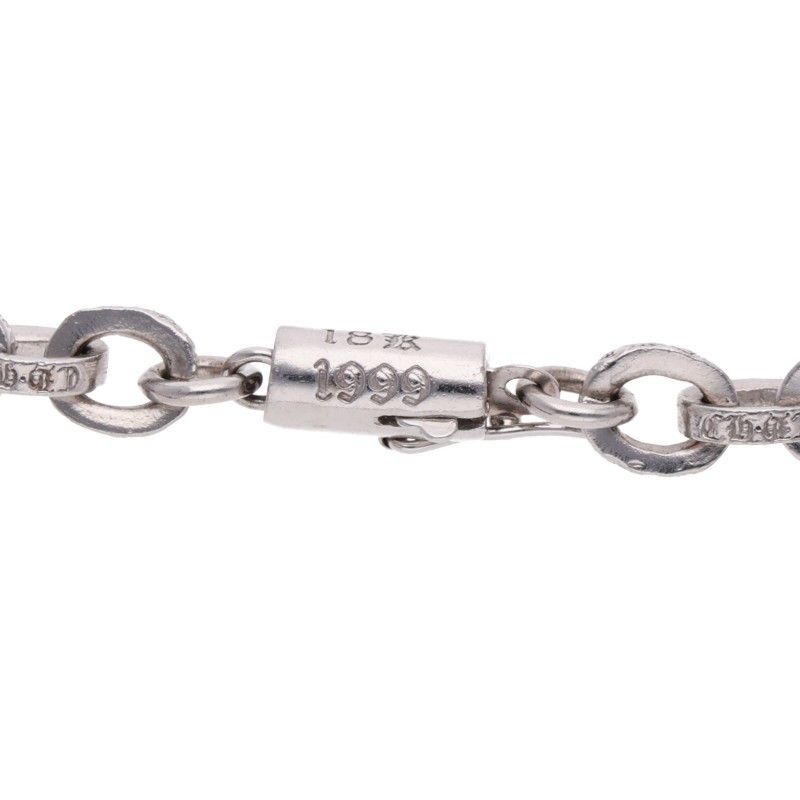 Chrome Hearts 18k Paper Chain White Gold Necklace — view 4