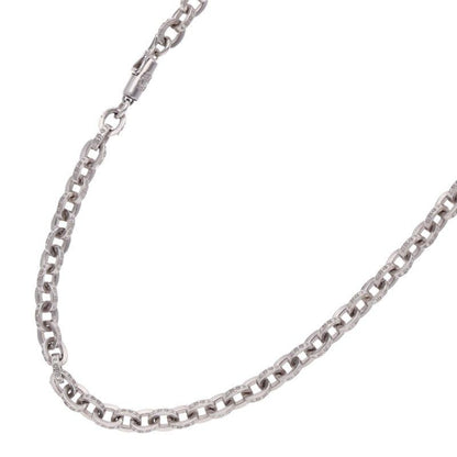 Chrome Hearts 18k Paper Chain White Gold Necklace