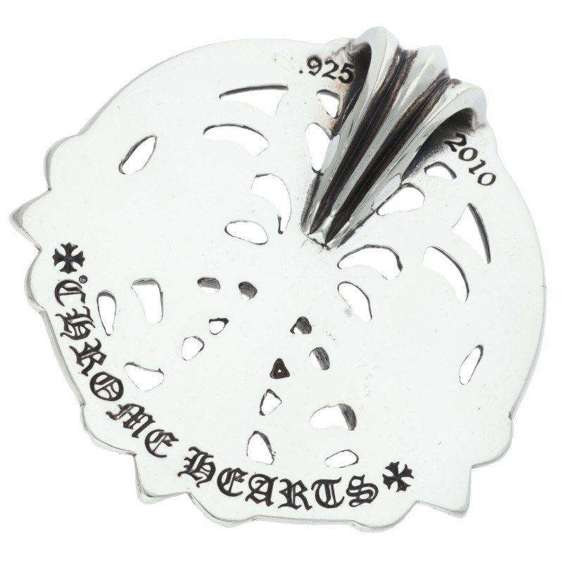 Chrome Hearts Peace Medalion Medallion Silver Pendant — view 2