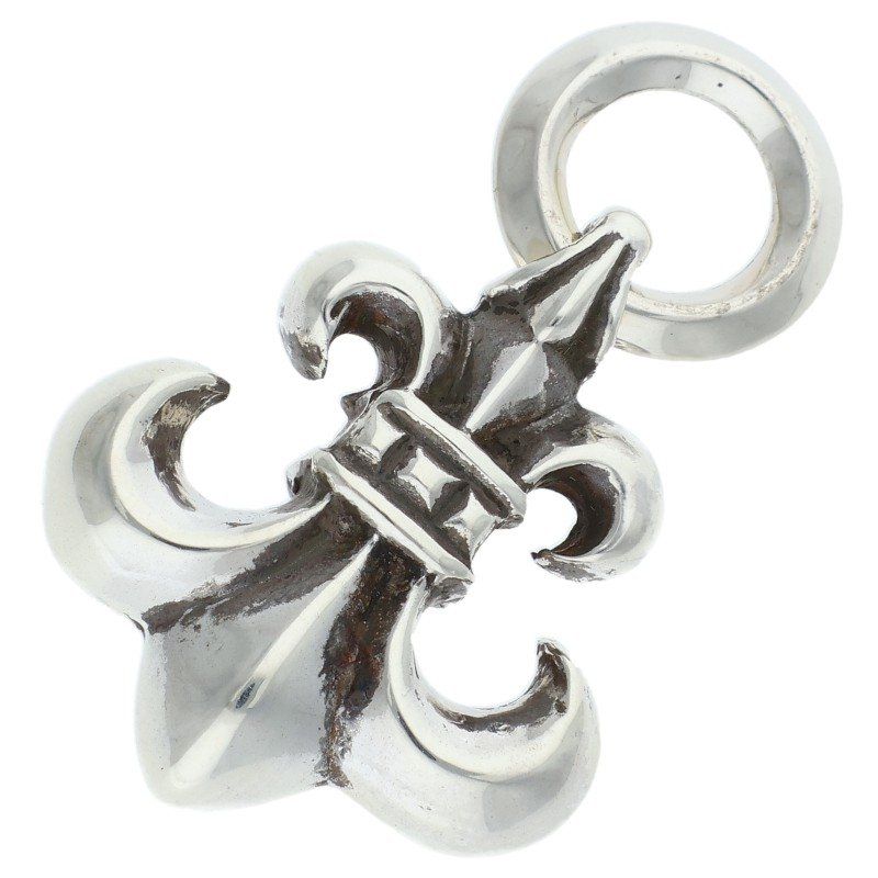 Chrome Hearts BS Fluer Charm BS Flare Silver Pendant