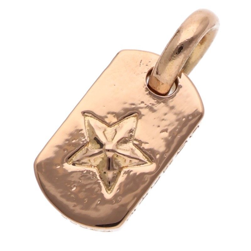 Chrome Hearts 22k DT Tny Star Tiny Dog Tag Aftermarket Pave Diamond Charm — view 2