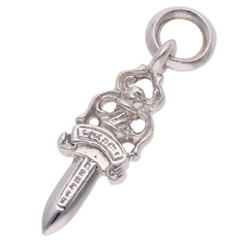 Chrome Hearts 18k Charm White Gold Pendant