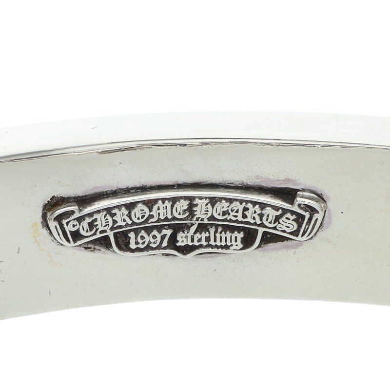 Chrome Hearts ID Floral Cross ID Fancy Silver Bracelet — view 3