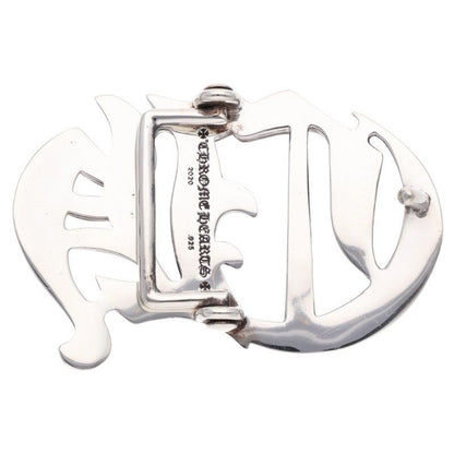 Chrome Hearts CH Bckl 1.5 Silver Buckle Earrings — view 2