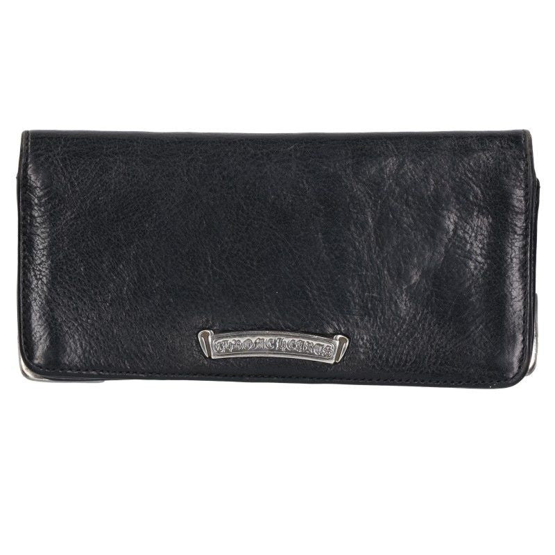 Chrome Hearts Lng Sngl Fld Tips Single Fold Leather Wallet — view 2