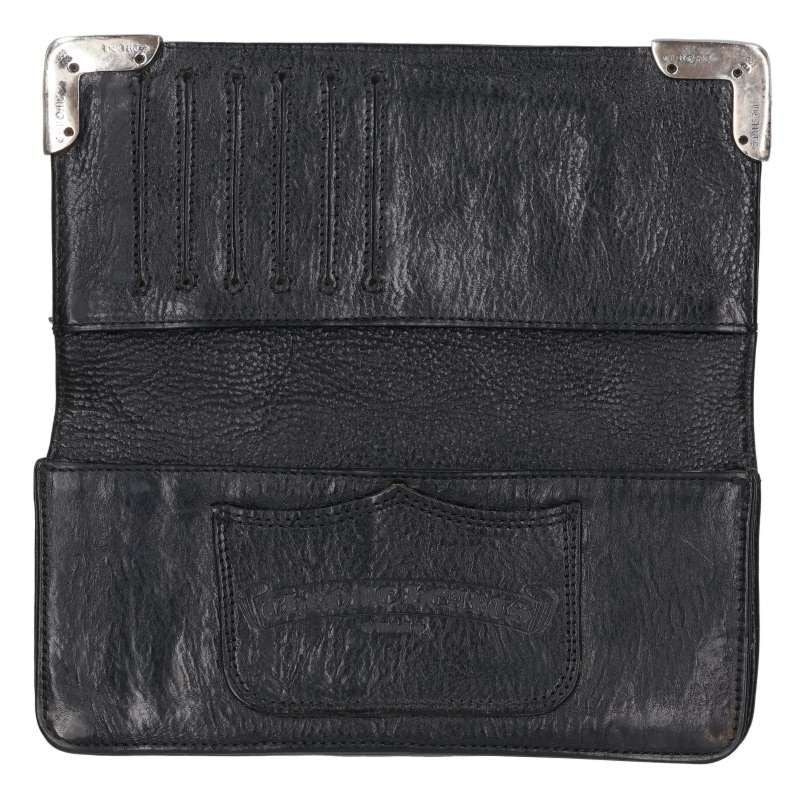 Chrome Hearts Lng Sngl Fld Tips Single Fold Leather Wallet — view 3