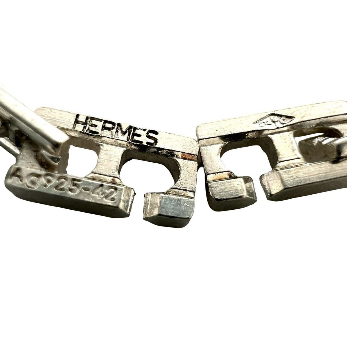 Hermes Vintage Hercules PM Necklace 925 Sterling Silver — view 3