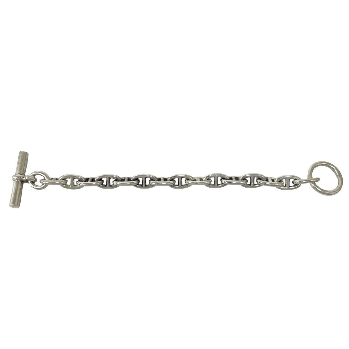 Hermes Vintage Chaine D'ancre PM 15 Links Bracelet 925 Sterling Silver — view 5