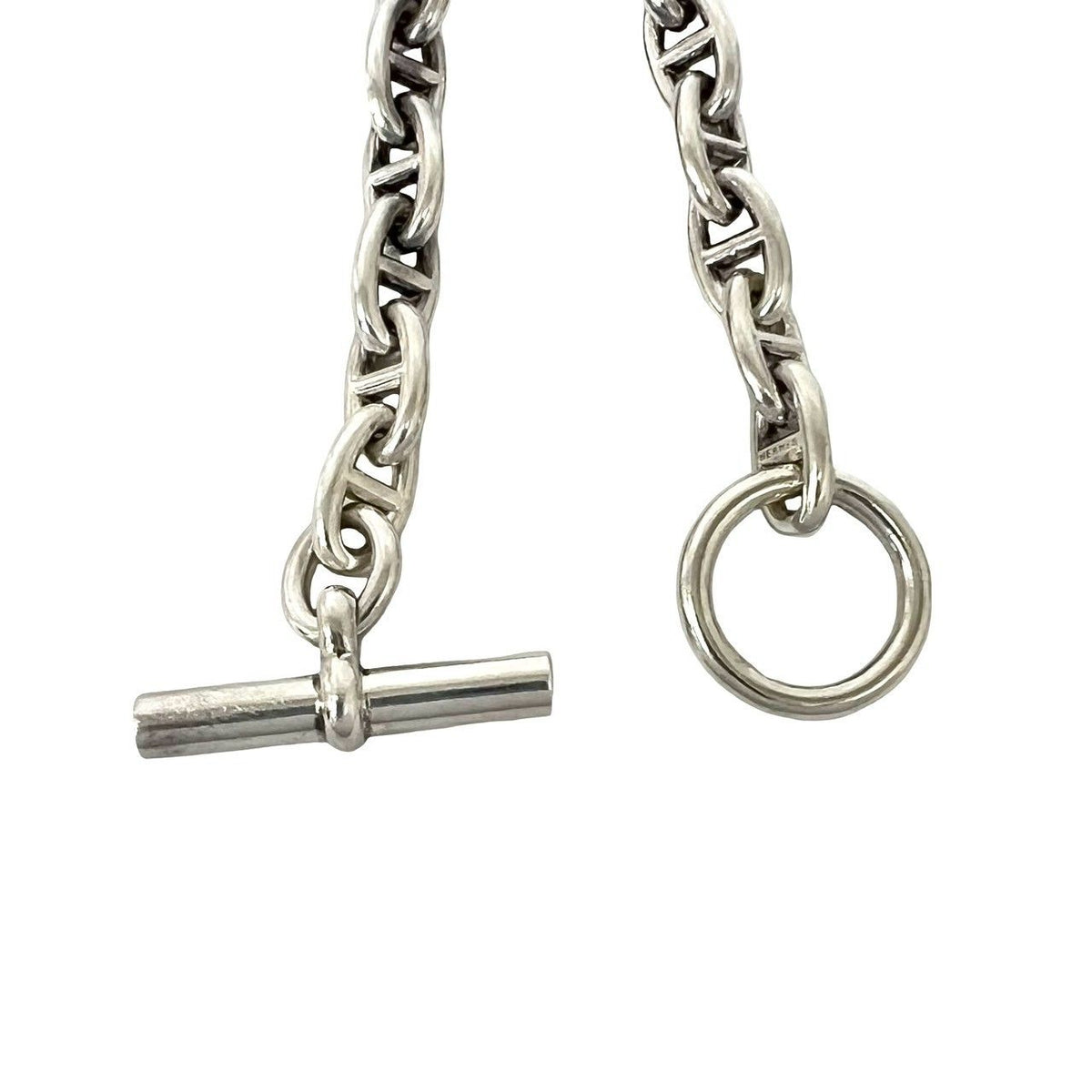 Hermes Vintage Chaine D'ancre PM 15 Links Bracelet 925 Sterling Silver — view 4