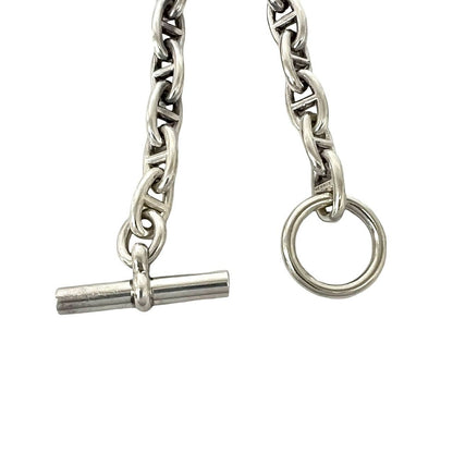 Hermes Vintage Chaine D'ancre PM 15 Links Bracelet 925 Sterling Silver — view 4