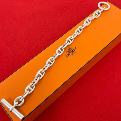 Hermes Vintage Chaine D'ancre MM 17 Links Bracelet Martin Margiela Era 925