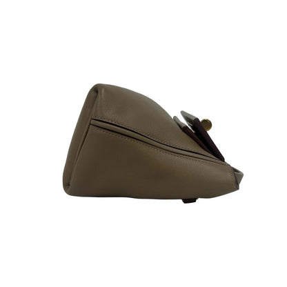 Hermes Sac Vanquatre Mini 21 Evercolor Veau Swift 2-Way Shoulder Bag Etoupe — view 6