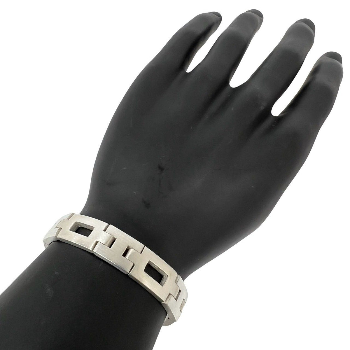 Hermes Hercules Bracelet H Motif 925 Sterling Silver — view 2