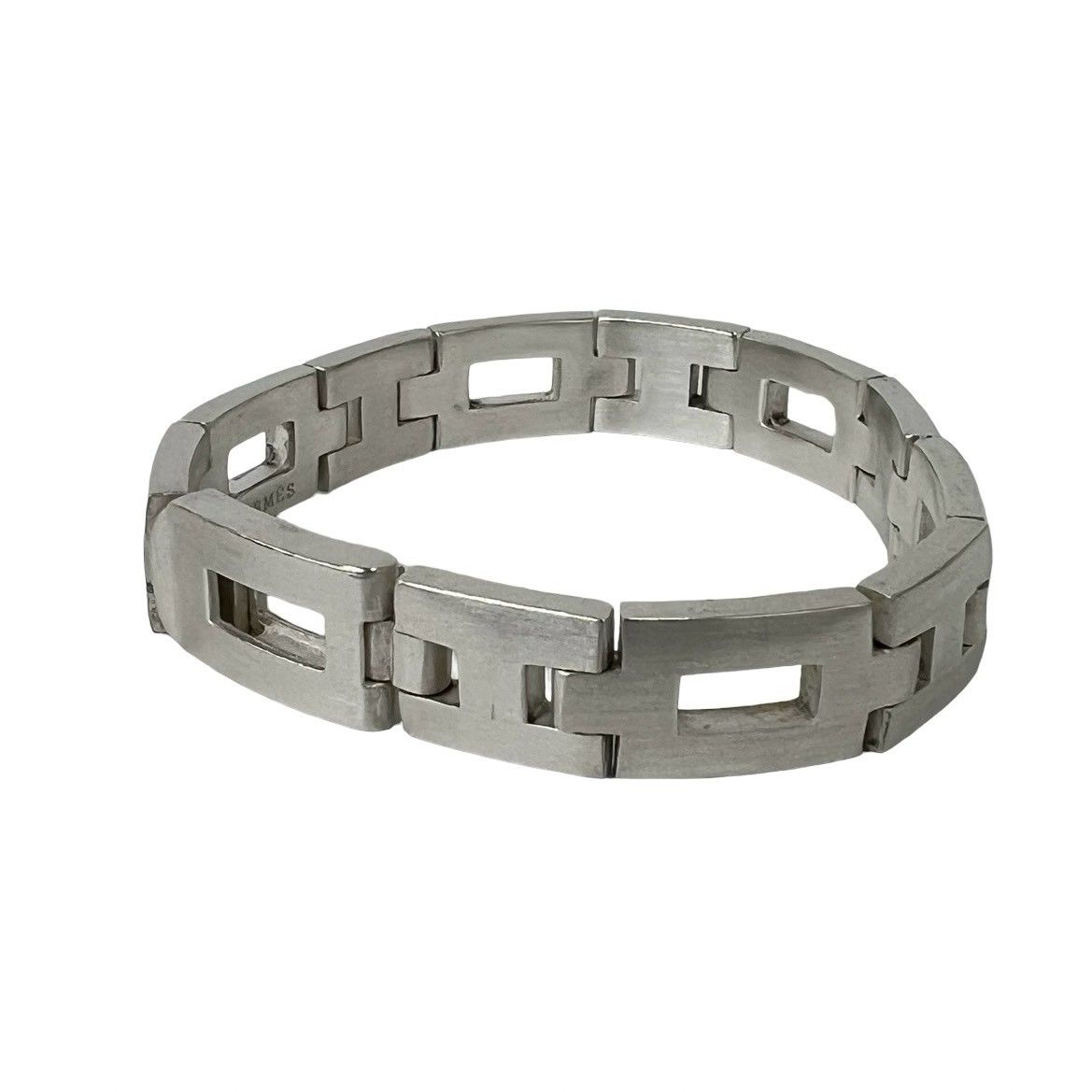 Hermes Hercules Bracelet H Motif 925 Sterling Silver — view 5