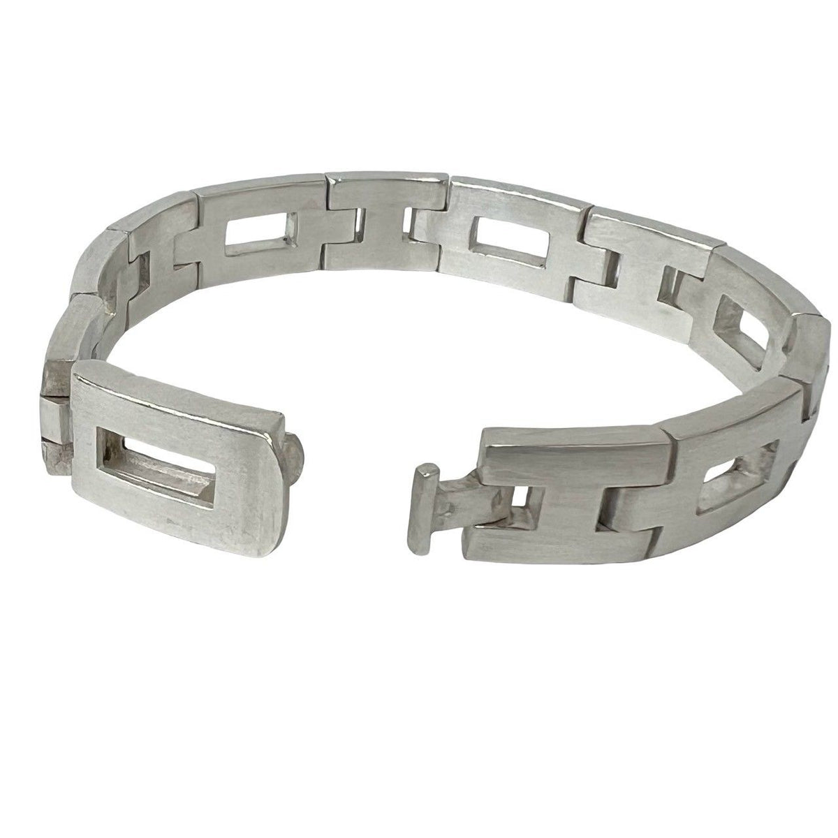 Hermes Hercules Bracelet H Motif 925 Sterling Silver — view 7