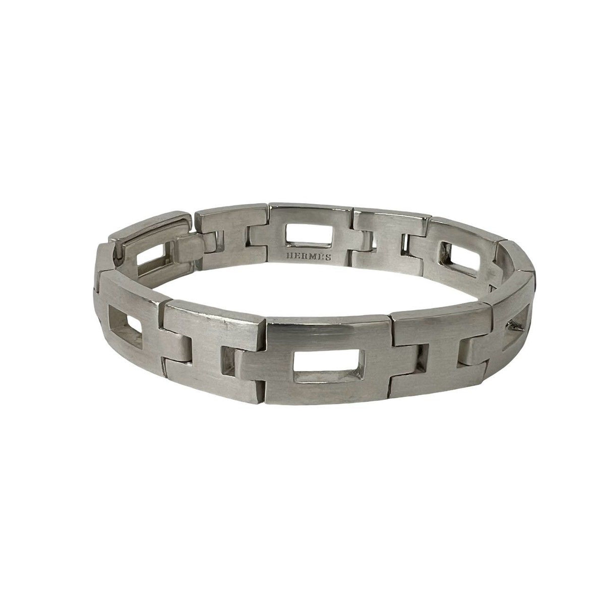 Hermes Hercules Bracelet H Motif 925 Sterling Silver — view 6