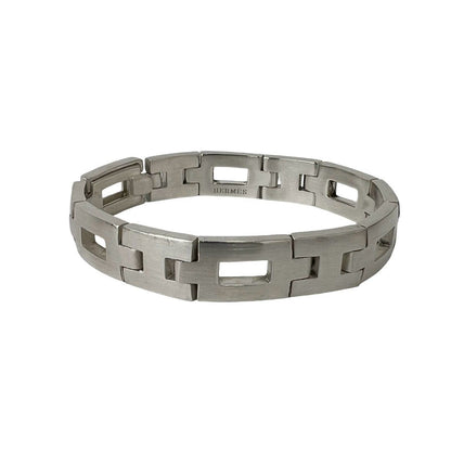 Hermes Hercules Bracelet H Motif 925 Sterling Silver — view 6