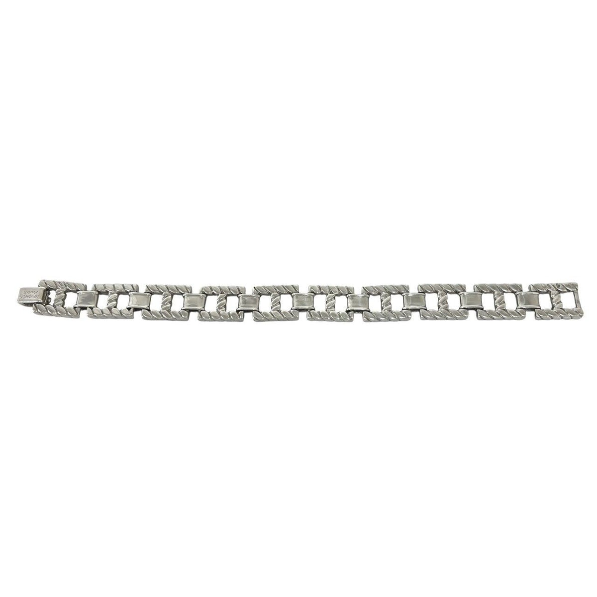 Hermes Vintage Grand Sport Bracelet 925 Sterling Silver — view 5