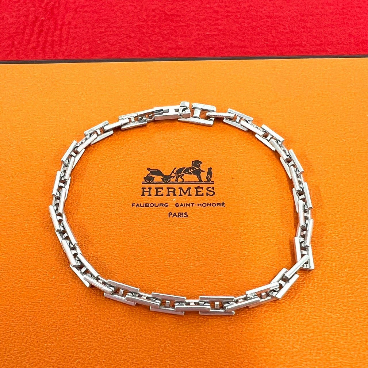 Hermes Vintage Hercules MM Bracelet 925 Sterling Silver