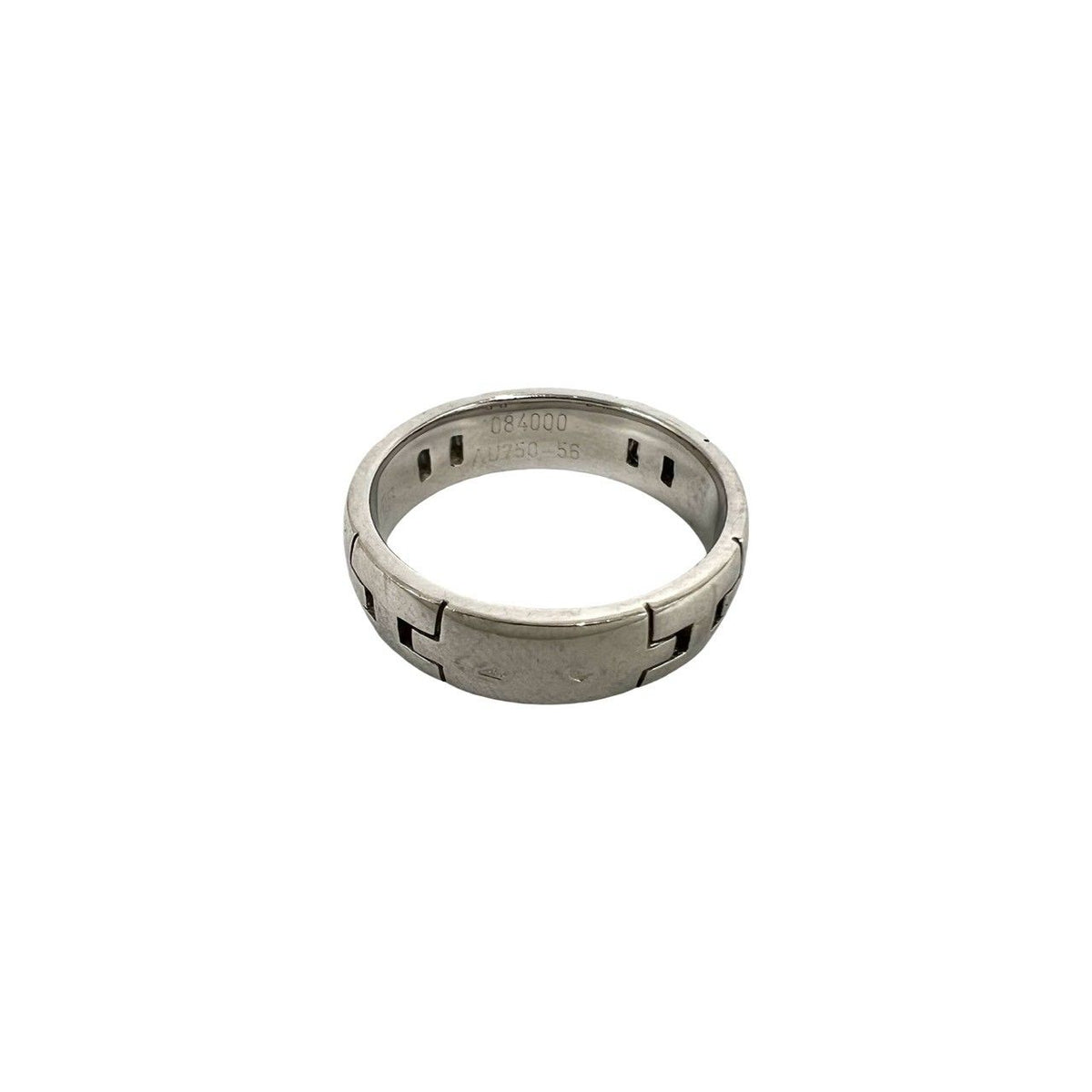 Hermes Hercules Ring 18k White Gold 750 56 Silver — view 5