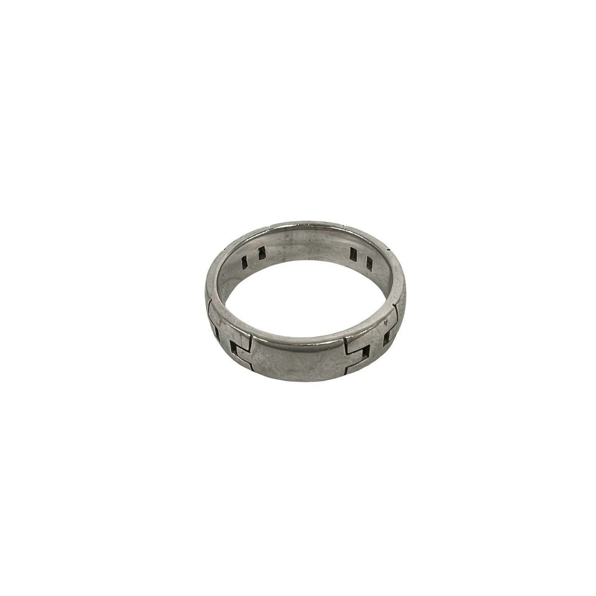 Hermes Hercules Ring 18k White Gold 750 56 Silver — view 6