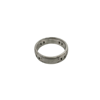 Hermes Hercules Ring 18k White Gold 750 56 Silver — view 6