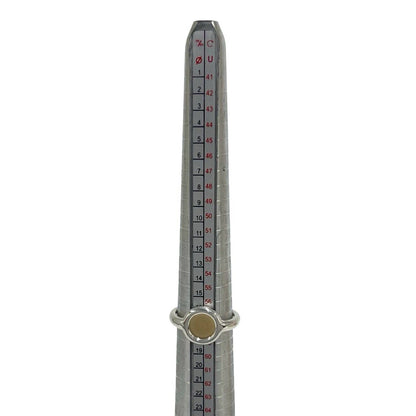 Hermes Sellier Ring Silver 59 Yellow Gold — view 7