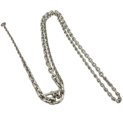 Hermes Vintage Crescendo Long Necklace 925 Sterling Silver — view 6