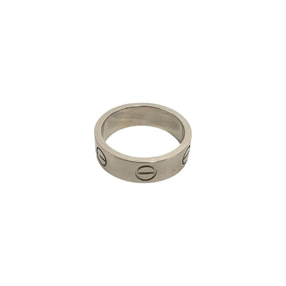 Cartier Love Ring 18k White Gold 750 51 Silver — view 6