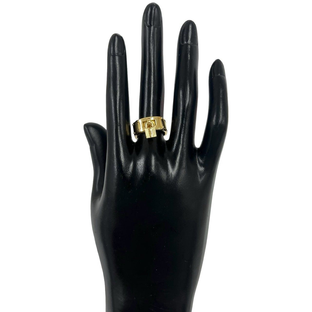 Hermes Vintage Kelly Ring 18k Yellow Gold 750 — view 2