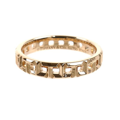 Tiffany & Co 18k Pink Gold T True Narrow Ring — view 3